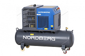 Компрессор винтовой, 4 кВт, 10 бар, 450 л/мин, ресивер 180 л, IP54 Nordberg  NCF5R
