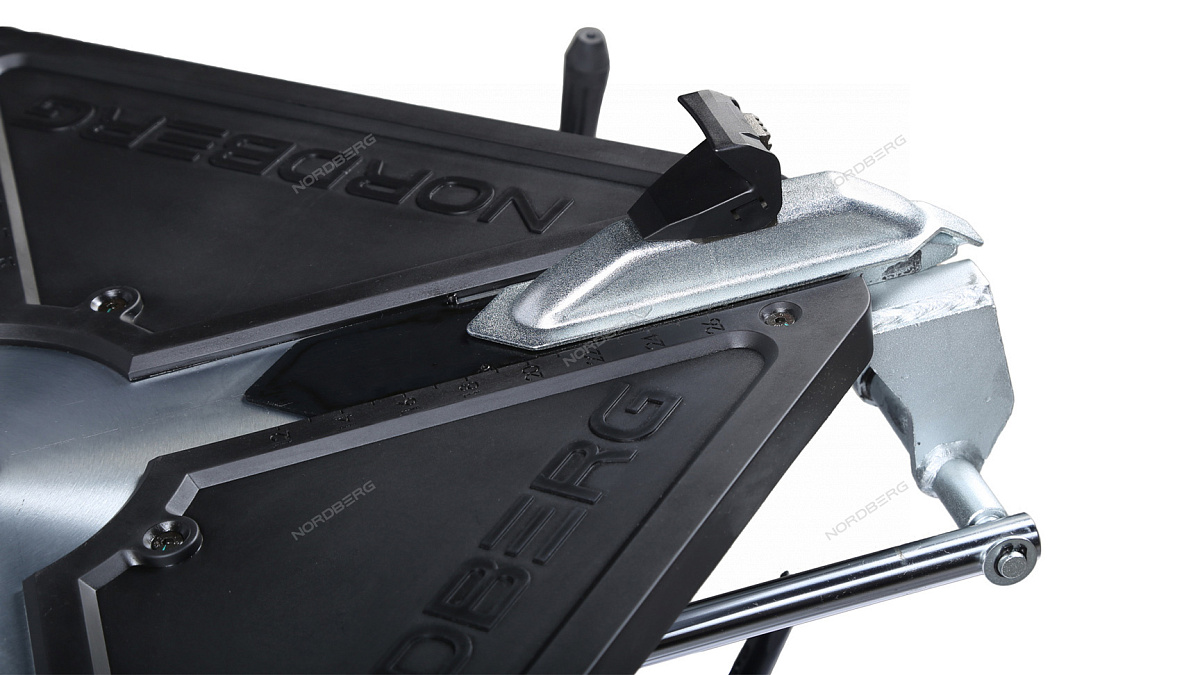 Станок шиномонтажный автомат, инверторный, стол с накладками, 220 В, серый