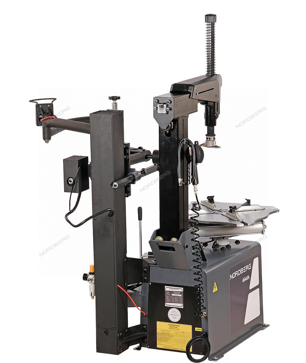 Станок шиномонтажный автомат, двускоростной, 220 В, серый + "Третья рука" 46H44N