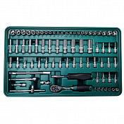 НАБОР ИНСТРУМЕНТА (ГОЛОВКИ 1/4"), ЛОЖЕМЕНТ, 73 ПРЕДМЕТА Rossvik  LST073