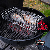 Сетка для жарки рыбы и овощей, нерж. Grillbaza  bz0025  9
