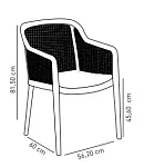Стул ARMCHAIR OCTA