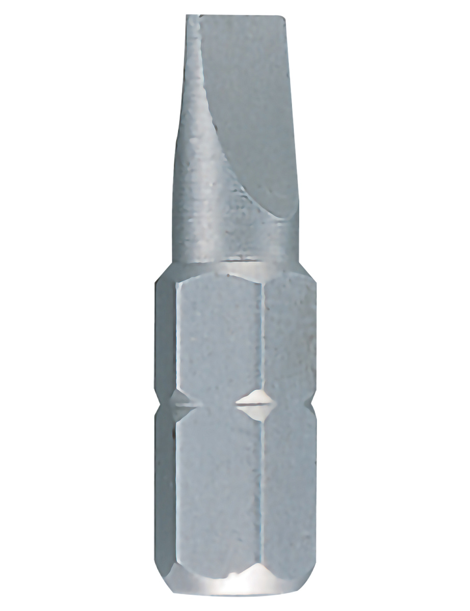 Вставка (бита) торцевая 1/4;, Slotted, 6,6х1,2 мм, L = 25 мм KING TONY 102565S1