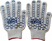 ПЕРЧАТКИ NORDBERG хб 6 нитей 10 класс 150ТЕКС (белые)  Nordberg  NCG610150_1