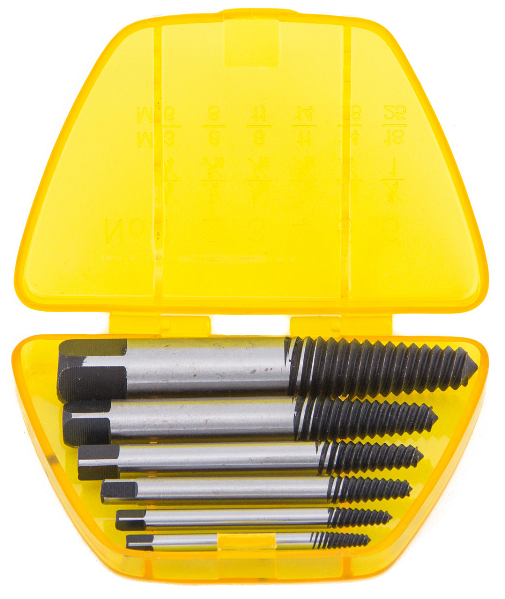 Набор экстракторов для сломанного крепежа, 1/8-3/4"