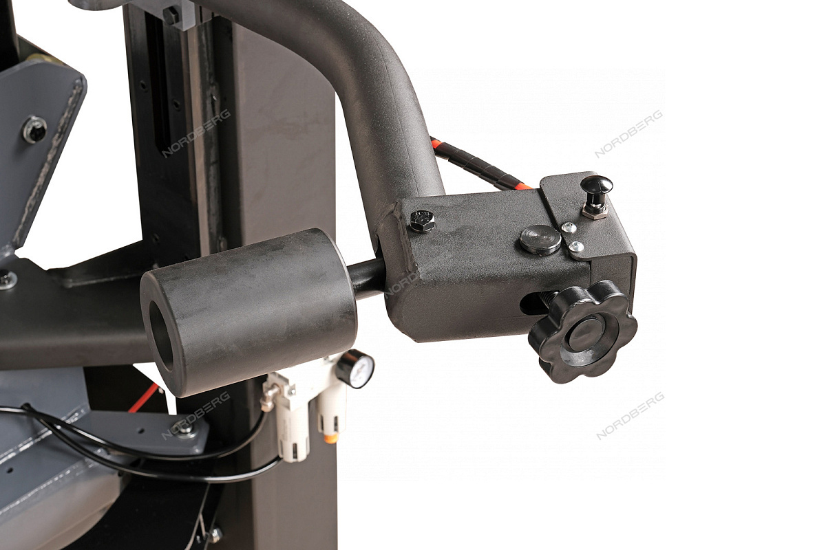 Станок шиномонтажный автомат, двускоростной, 220 В, серый + "Третья рука" 46H44N