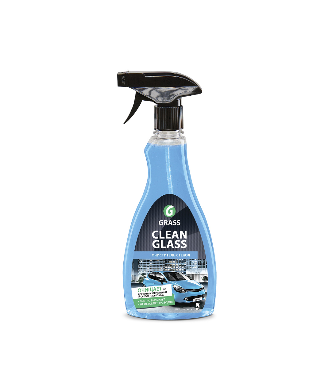 Clean Glass Очиститель стекол авто, 0,6кг, триггер GRASS