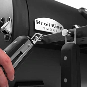 Угольный гриль коптильня Broil King Regal Offset 400 Broil King  955050  5