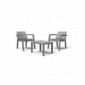 Обеденная группа из столика и двух кресел Emily Balcony Set With Cushions 2