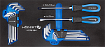 Набор отверток, ключи HEX и TORX 20 шт., ложемент EVA