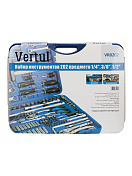 Набор инструментов 202 предмета 1/4″, 3/8″ 1/2″ VERTUL  VR0202 4