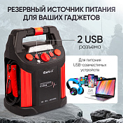 Пусковое устройство 12В, 18 000 мАч, 450/1000А Car-tool  IC-CBL18 11