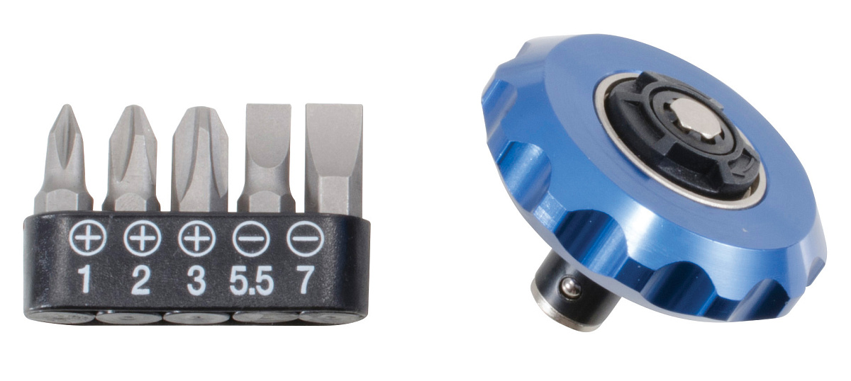 ABD-031K2 Отвертка трещоточная мини с битами 1/4", 6 пр.