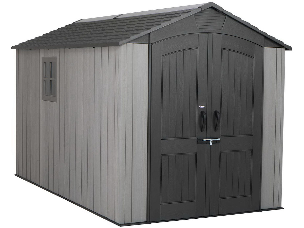 Сарай пластиковый WoodLook 7*12,