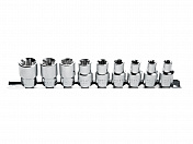 Набор торцевых головок Torx 1/2", 9 шт. Högert  HT1A880
