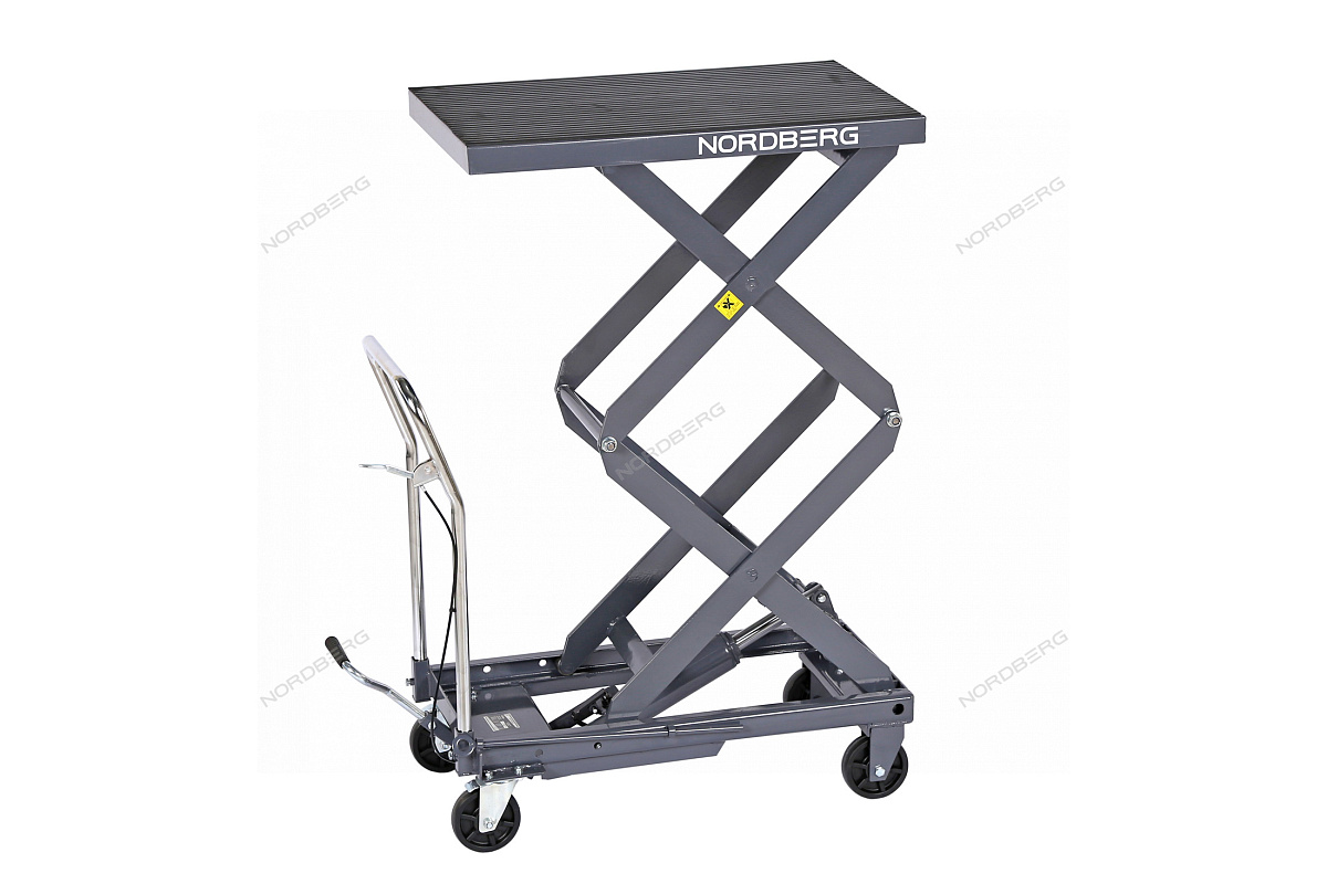 Стол подъемный гидравлический, 300 кг, двойные ножницы