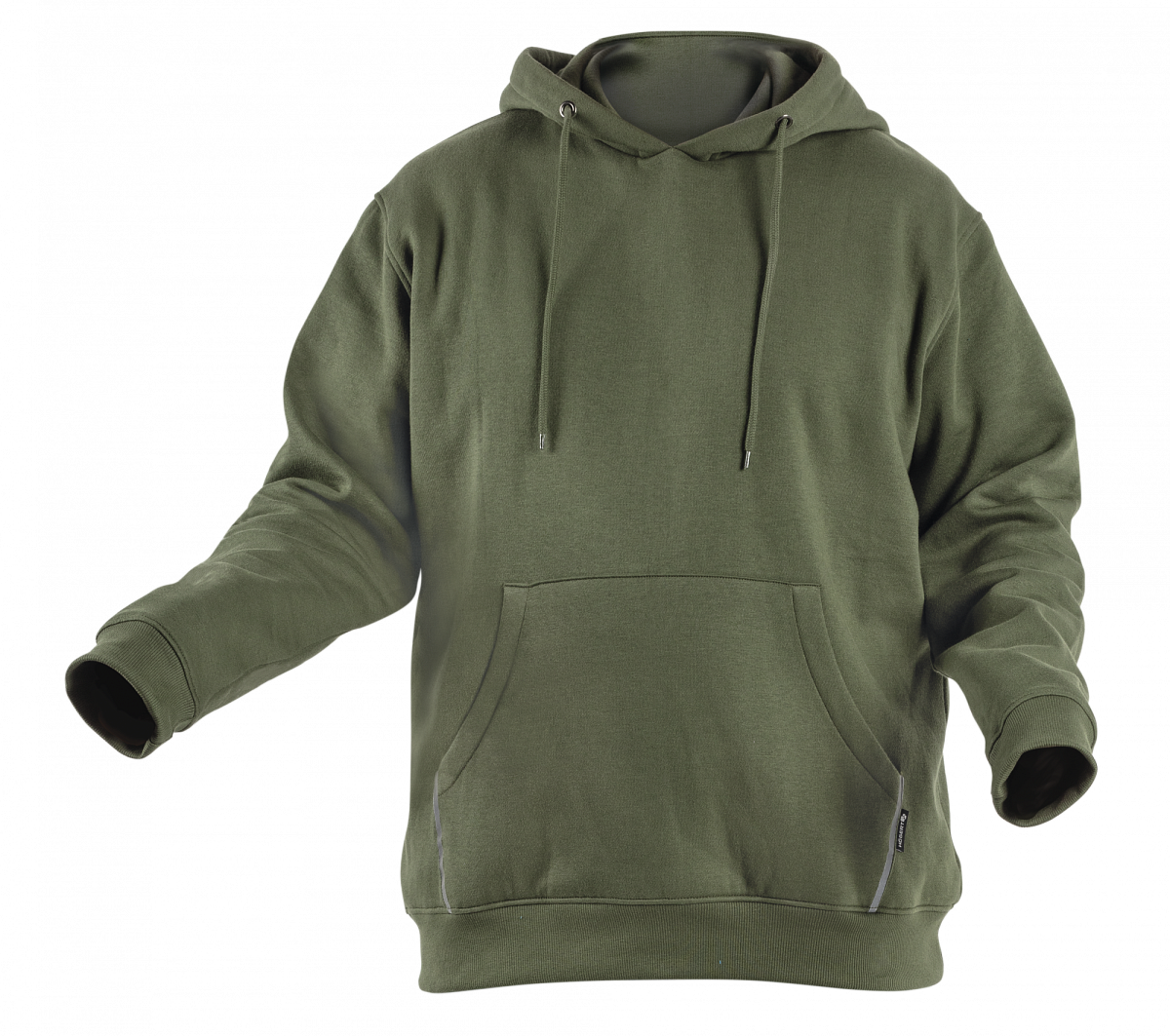 Толстовка хлопковая NIERS, темно зеленая