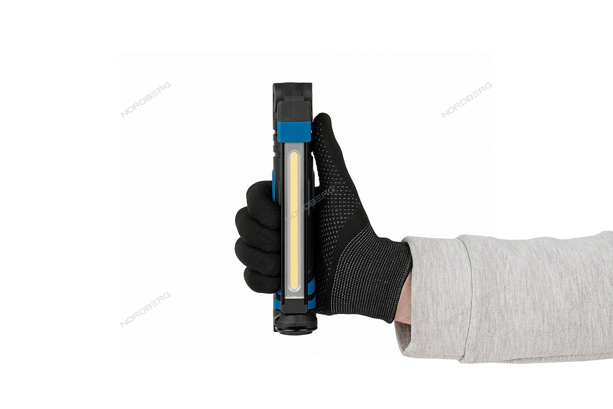 Фонарь светодиодный, складной, аккумуляторный, 3,6 В