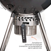 Угольный гриль Slow ‘N Sear Original Kettle, 57 см, черный Slow ‘N Sear  f0007  9