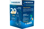 Домкрат бутылочный V20, г/п 20,0т ROSSVIK