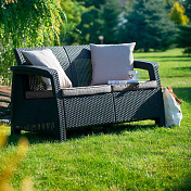 Двойной диван из пластика Corfu Love Seat 3