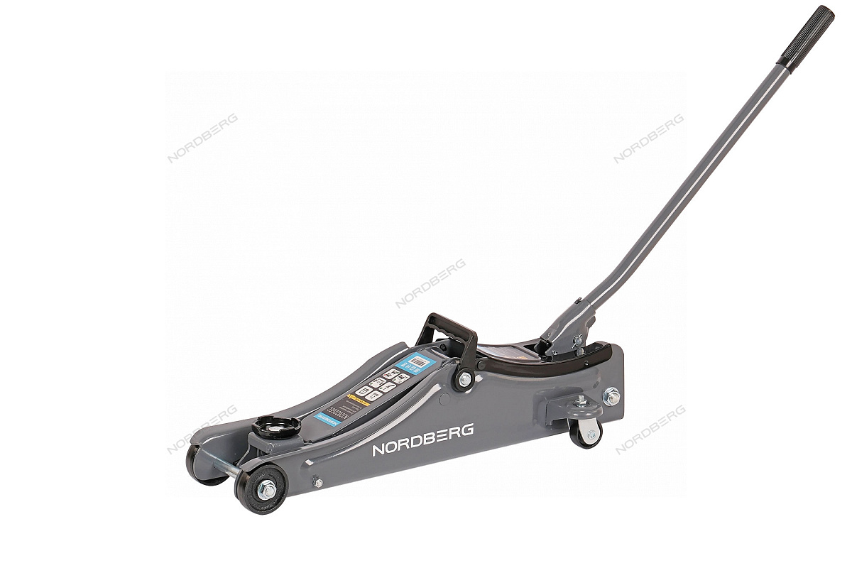 Домкрат подкатной для автолюбителя в кейсе, 2 т