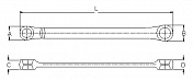 Ключ накидной текстурный Е-профиль Е6-Е24Licota    4