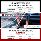 Пусковое устройство с компрессором 12В, 20 000 мАч, 600/1200А Car-tool  IC-CBL20P 16