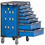 Тележка профессиональная, 7 полок