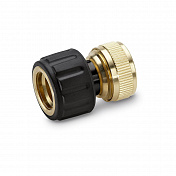 Латунный коннектор с аквастопом 3/4'' Karcher  2.645-018.0
