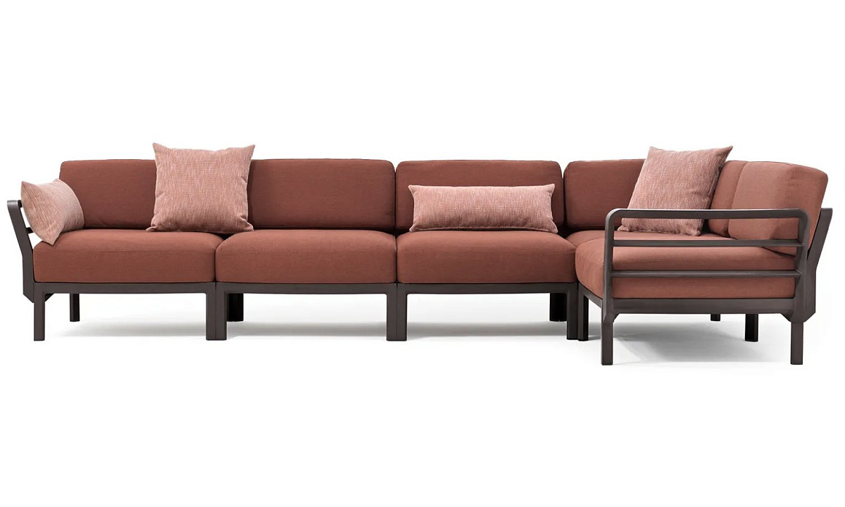 Диван пластиковый с подушками Maximo 5