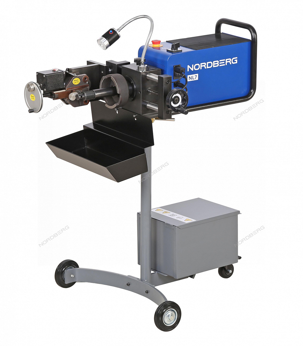 Станок для проточки тормозных дисков и барабанов без снятия и со снятием