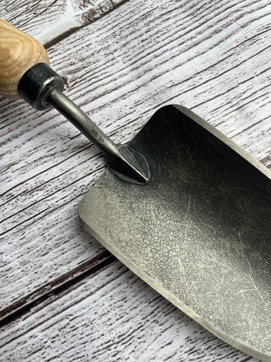 Совок садовый, посадочный, с кованым полотном