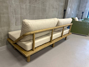 Диван деревянный трехместный с подушками Denmark Tagliamento  TAG/HUC40333  14
