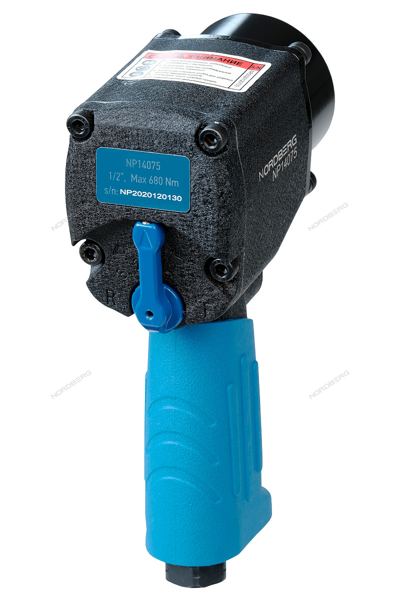 ПНЕВМОГАЙКОВЕРТ ударный 1/2", 680Нм, укороченный