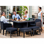 Комплект садовой мебели 9 предметов COLUMBIA SET 9 PCS