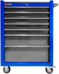 Тележка инструментальная Helas с центральным замком и доводчиками, 4,5,6,7 ящиков