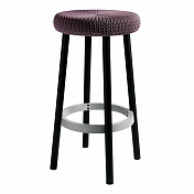Высокий барный табурет с металлическими ножками Cozy Bar Stool