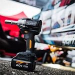 Гайковерт ударный аккумуляторный PRO 1/2", 20В, 2*4Ач, 750Нм