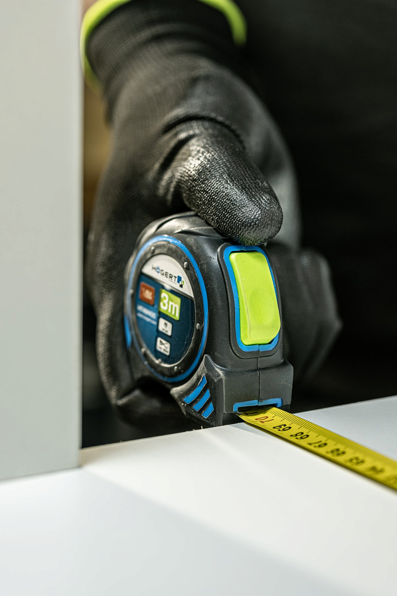 Рулетка 3м 16мм автостоп nylon нейлон с магнитом