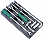 Трещотка и аксессуары Hans на 1/2" в ложементе, TT-3