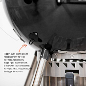 Угольный гриль Slow ‘N Sear Original Kettle, 57 см, черный Slow ‘N Sear  f0007  10