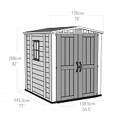 Сарай пластиковый Factor 6×6 Keter  230452 1