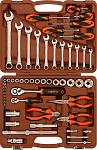 Набор инструмента универсальный 1/4", 1/2"DR, 55 предметов