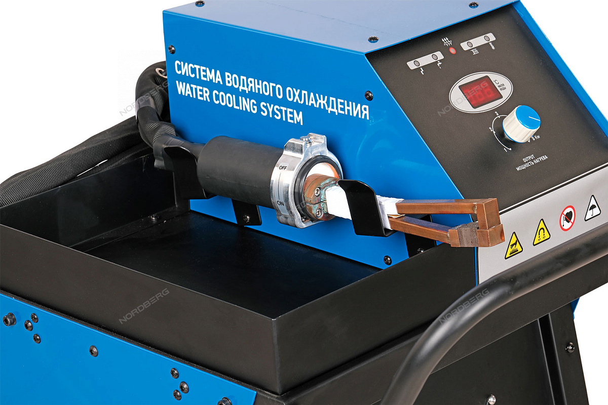 Нагреватель индукционный стационарный с водяным охлаждением, 5200 Вт