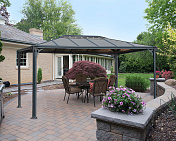 Беседка открытая Martinique 3600 Garden Gazebo Grey Bronze 3