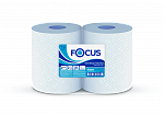 Бумажный протирочный материал Focus Jumbo, 2сл., 24смх35см, 1000 л., бирюзовый 