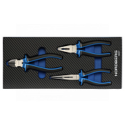 Набор шарнирно-губцевого инструмента, 3 предмета в ложементе для тележки Nordberg  40003T