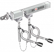 Aerservice KITCA222150240 Рельсовая система вытяжки 24 м. с 2-мя каретками 150 мм.   KITCA222150240