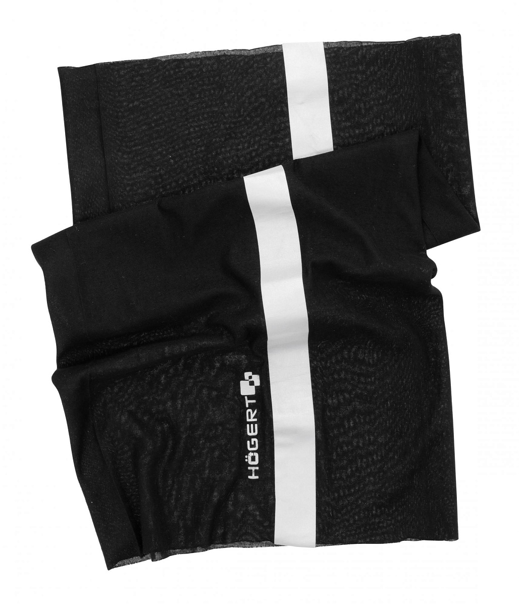 Шарф бафф, черный, универсальный размер